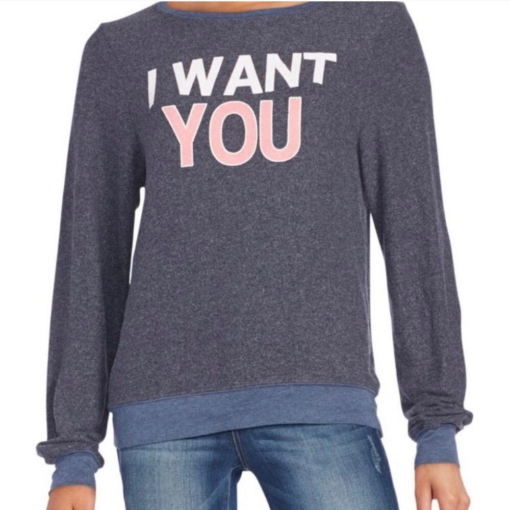 Wildfox baggy beach jumper sweatshirt size small